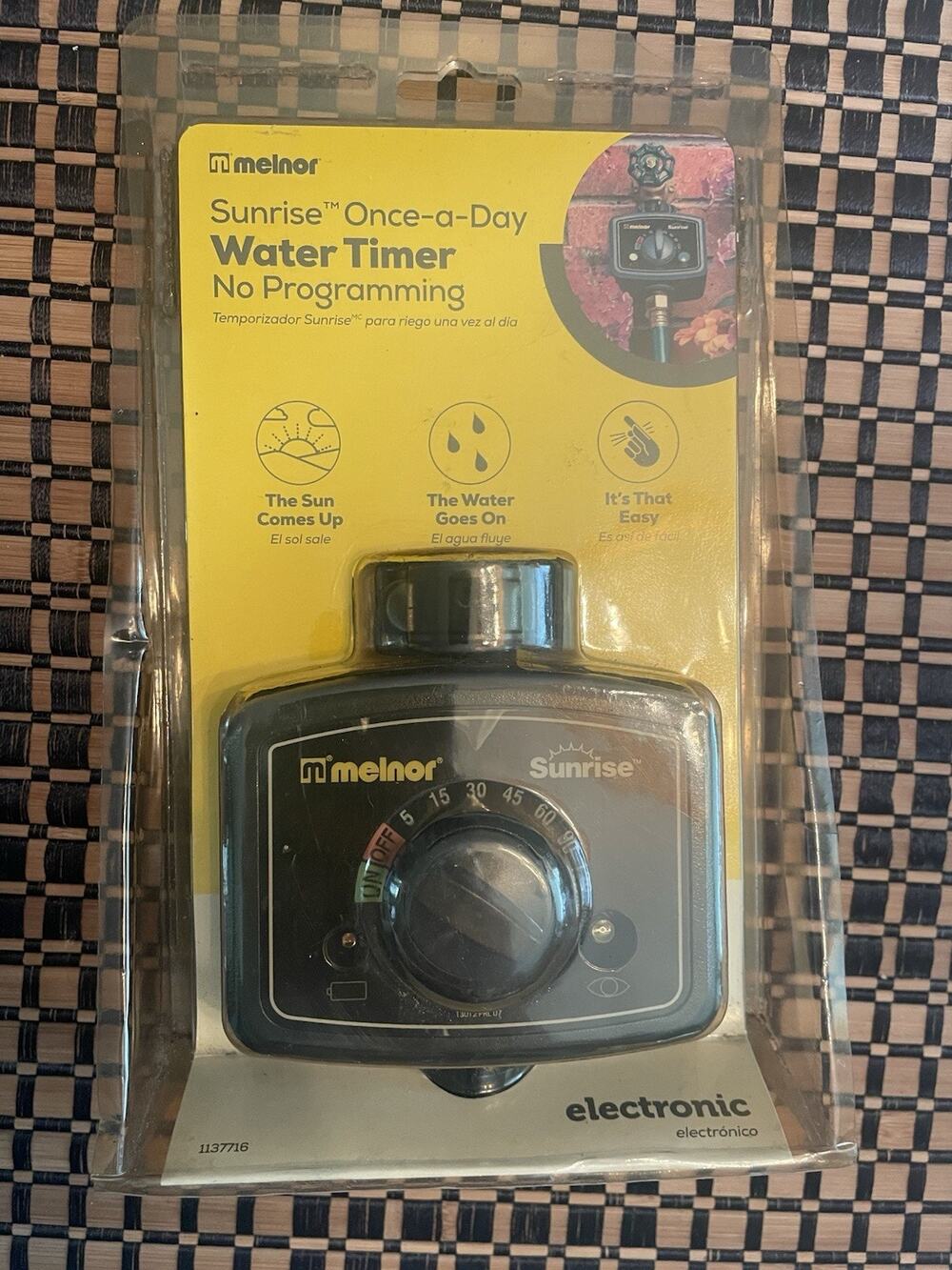 Melnor Sunrise Once-a-day Water Timer No Programming Faucet To Hose End Timer